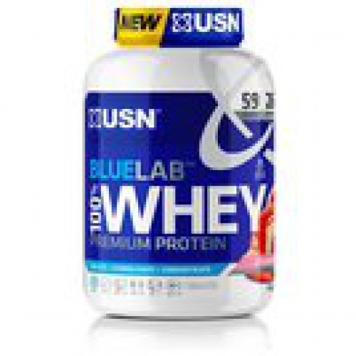 USN Bluelab 2kg 100% Whey Aardbei  